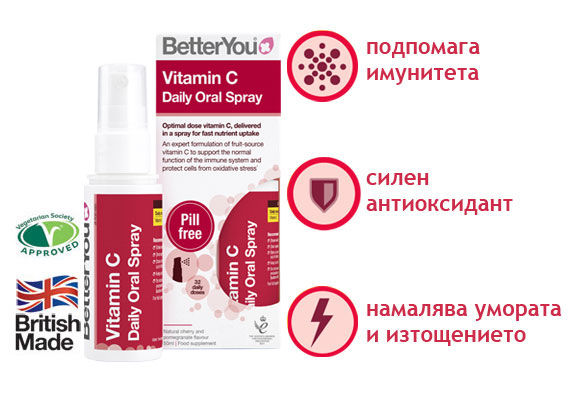 Витамин C 120мг спрей (обновена формула)